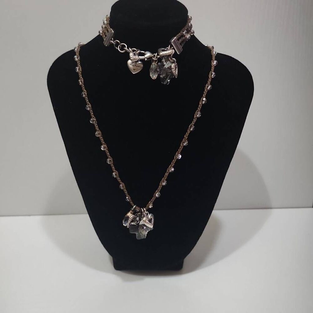 Brighton Karma Cross necklace and Bracelet